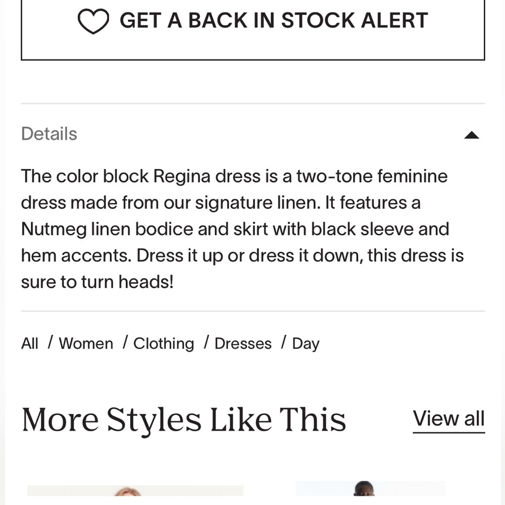 Rachel Pally Two-Tone Regina Dress - Picture 8 of 9